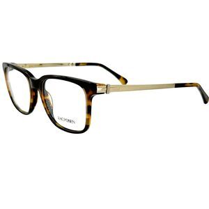 Zac Posen Deniro Mens Plastic Eyeglass Frame Hickory Tortoise 52-18